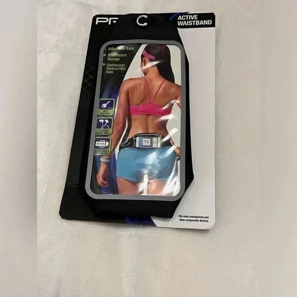 Active Adjustable Waist Band Smartphone Holder Keys excercise New - Picture 1 of 2